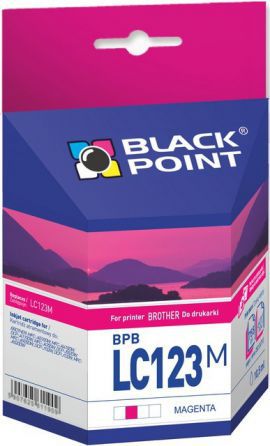 Tusz BLACK POINT BPBLC123M Purpurowy