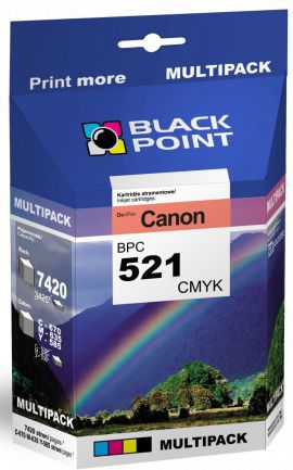 Tusz BLACK POINT BPC521CMYK Multipack
