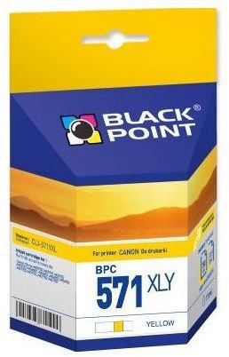 Tusz BLACK POINT BPC571XLY Żółty