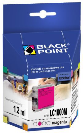 Tusz BLACK POINT BPBLC1000M Purpurowy