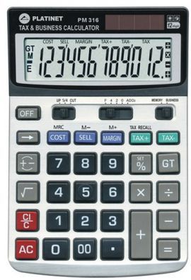 Kalkulator PLATINET PM316 12D TAX MAR 40470