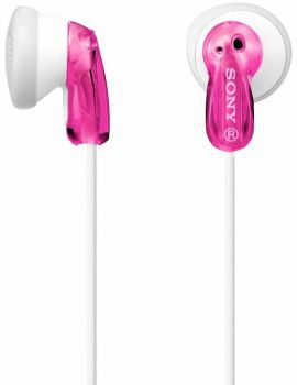 SŁUCHAWKI SONY MP3 DOUSZNE MDR-E9LPP (RÓŻOWO/BIAŁE)