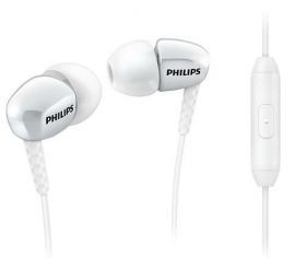 Słuchawki douszne PHILIPS SHE3905WT z mikrofonem Biały