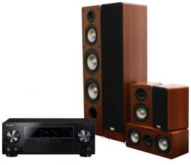 Kino domowe PIONEER VSX330K+TAV406 Orzech