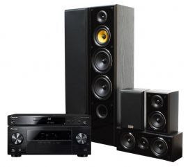 Kino domowe PIONEER VSX330K+BDP100K+TAV606 Czarny