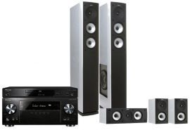 Kino domowe PIONEER VSX-832B + BDP180K + JAMO S 626 Biały