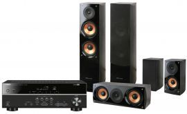 Kino domowe YAMAHA RXV383BL + Pure Acoustics NOVA 6 Czarny