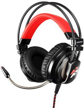 Słuchawki nauszne FLASHFIRE SW-100 Czarno-czerwone w MediaExpert