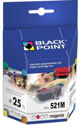 Tusz BLACK POINT BPC521M Purpurowy