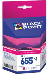 Tusz BLACK POINT BPH655M Purpurowy