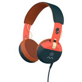 Zestaw słuchawkowy SKULLCANDY Grind Pomarańczowo-granatowy