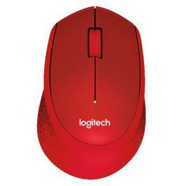 Mysz LOGITECH M330 Silent Plus Czerwony 910-004911