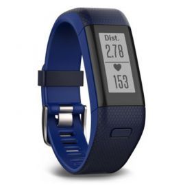 Monitor aktywności fizycznej i snu GARMIN Vivosmart HR+ rozmiar normalny Granatowy/jasnoniebieski