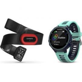 Zegarek sportowy GPS GARMIN Forerunner 735XT Granatowy/jasnobłękitny + czujnik tętna HRM-Run