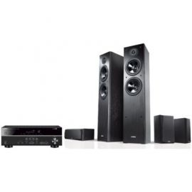 Kino domowe YAMAHA RX-V383 + NS-F51/NS-P51 Czarny