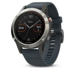 Garmin Fenix 5 (srebrny z grafitowym paskiem)