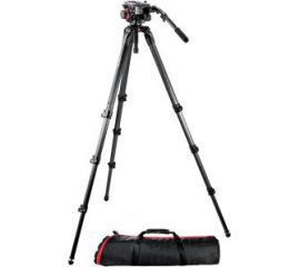 Manfrotto Statyw 536 Carbon + głowica 504HD + torba 100PN