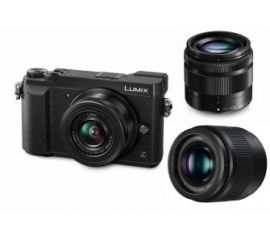 Panasonic Lumix DMC-GX80 + 12-32 mm + 35-100 mm + 25 mm (czarny)